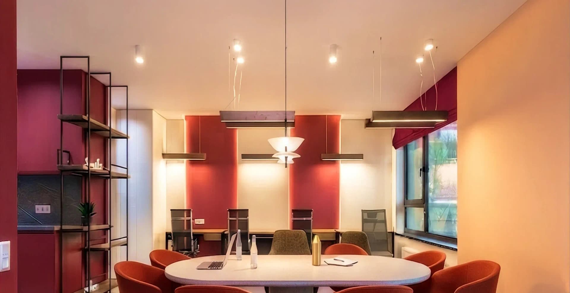 Wide view of the Cbayt office meeting space